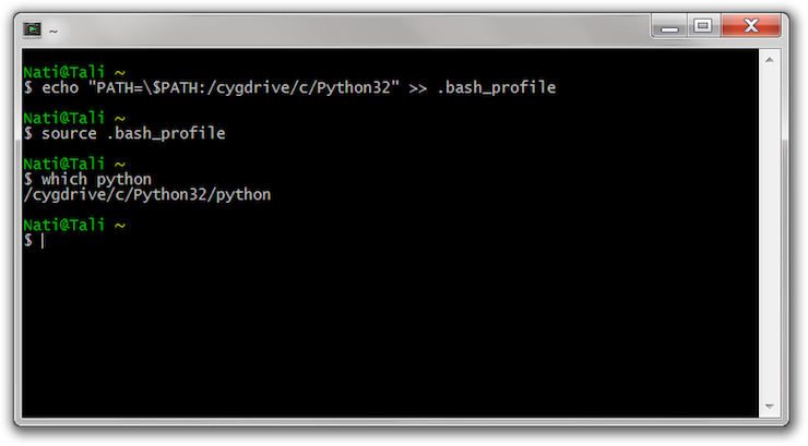 Вам нужно сделать это только один раз: после выполнения этой команды терминал всегда сможет снова найти Python